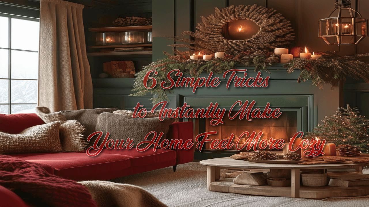 6 Simple Tricks to Instantly Make Your Home Feel More Cozy